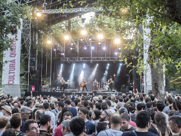 Escenario del festsival Cultura Quente Escenario del festsival Cultura Quente