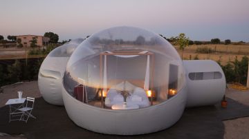 Dormir en una burbuja con vistas al firmamento Dormir en una burbuja con vistas al firmamento