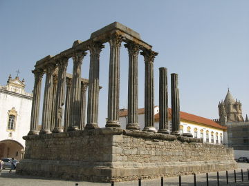 Templo romano, Évora Templo romano, Évora